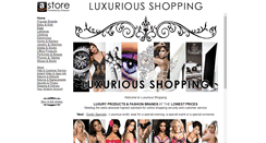 Desktop Screenshot of luxurious-shopping.com